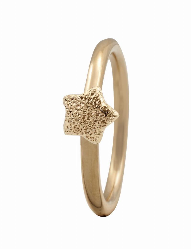 Christina Forgyldt Sølvring Star Shine - Størrelse 49