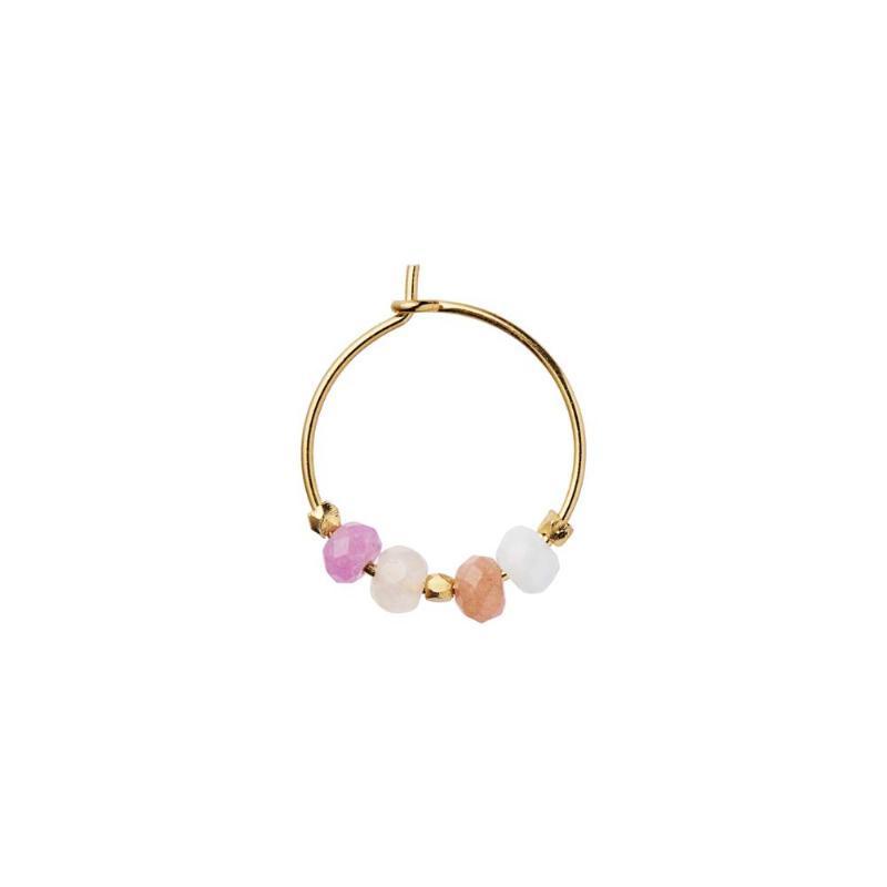 Stine A Farverig Hoop ørering - Island 1270-02-s