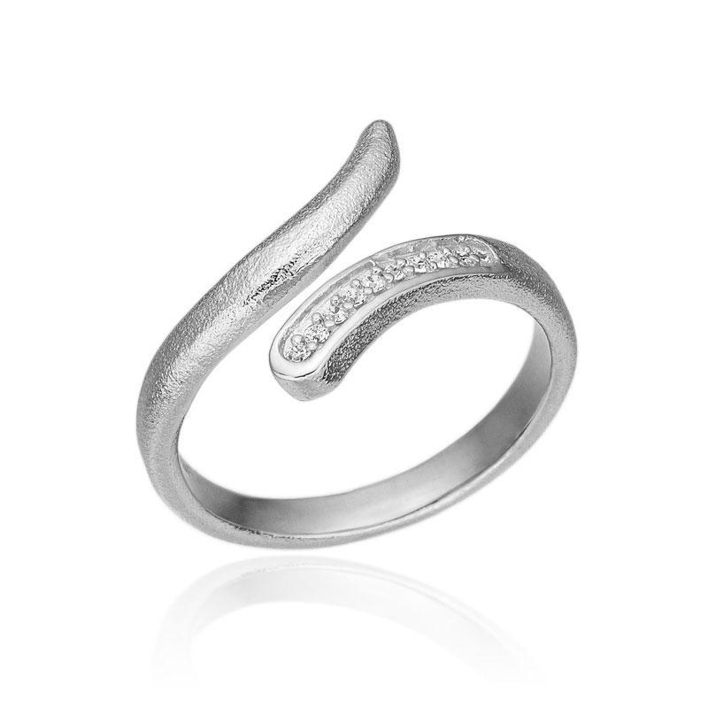 Blicher Fuglsang Sølv Ring - 1278-00r Størrelse 62