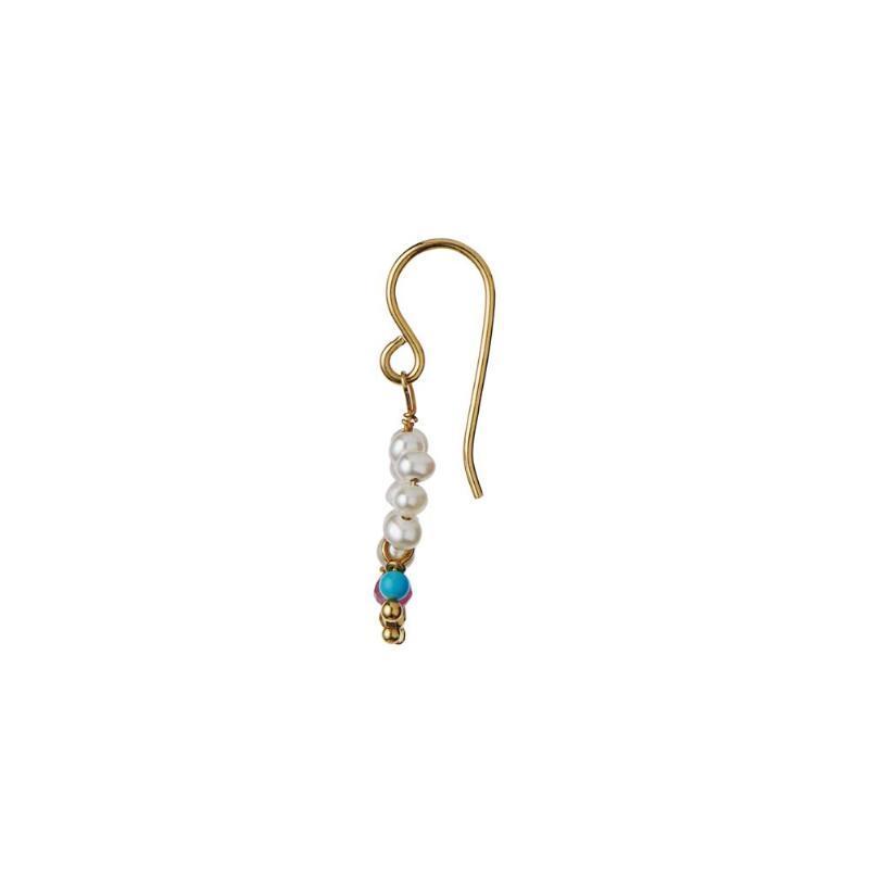 Stine A Petit Heavenly Pearl Dream Ørering - Guld