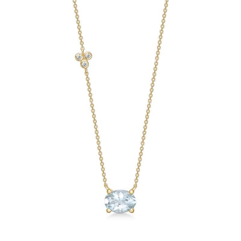 Mads Z Aquamarine Halskæde - Model 1526111