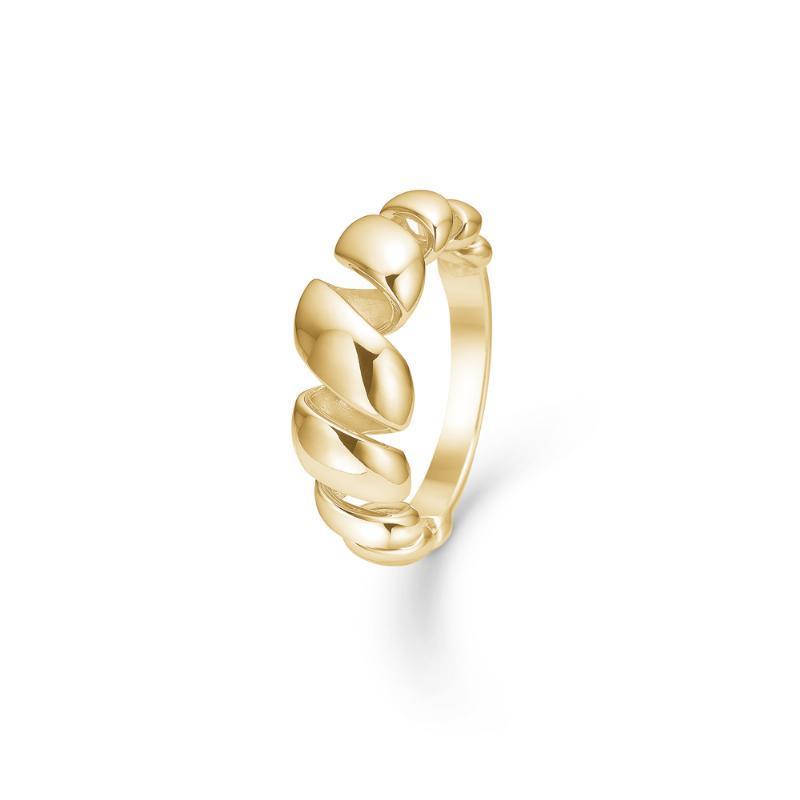 14 Kt Mads Z Spiral Ring - 1540059 14kt 54