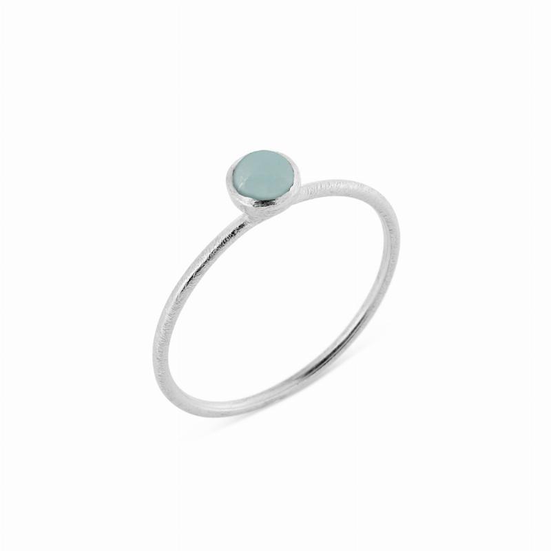 Susanne Friis Bjørner Ring - Sølvlondon Blue 48