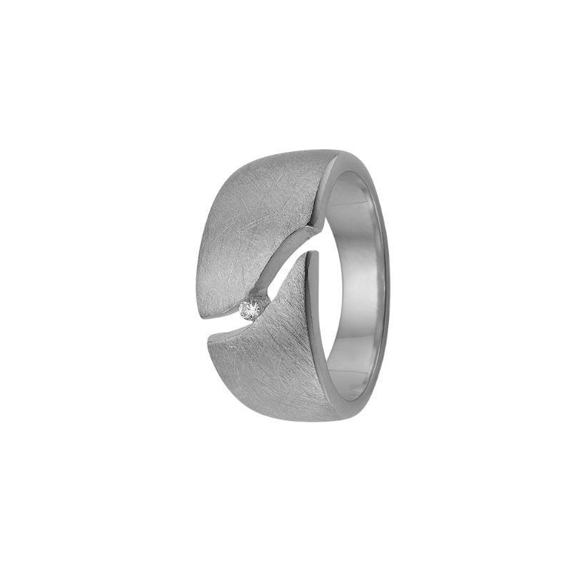 Aagaard Sølvring med Zircon - 1800-s-s01, Str. 56