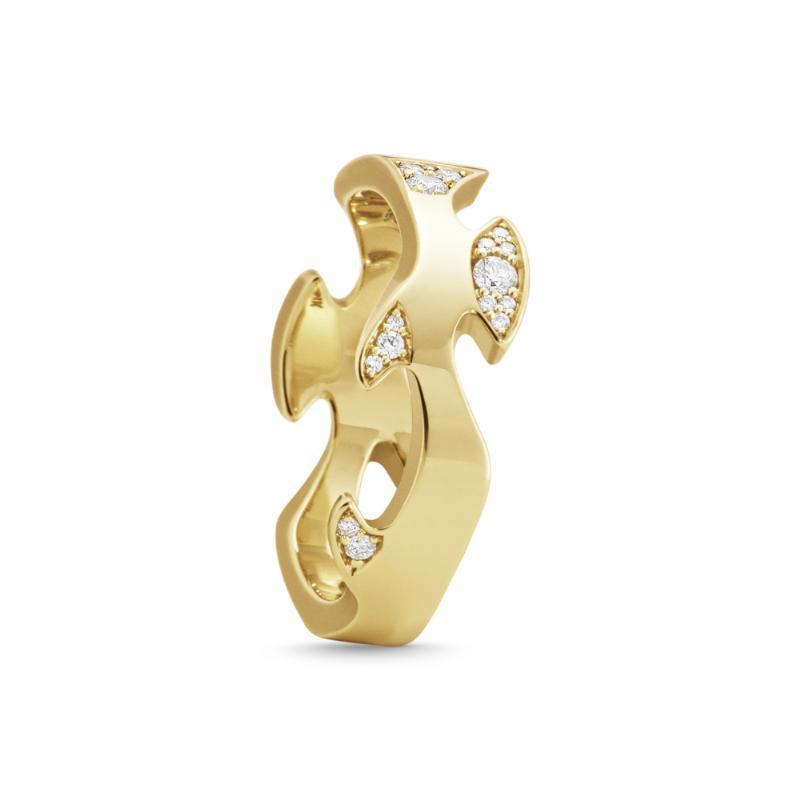 Georg Jensen Cloud Fusion Ring - 18kt 1ct 54