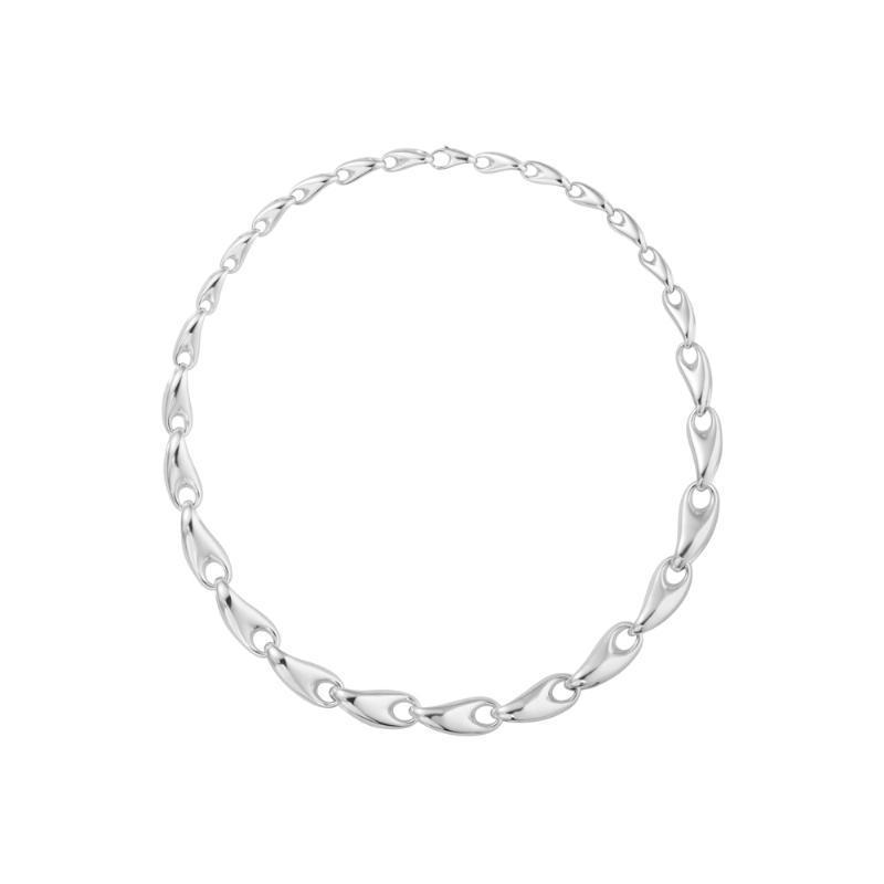 Georg Jensen Reflect Sølv Halskæde - Medium