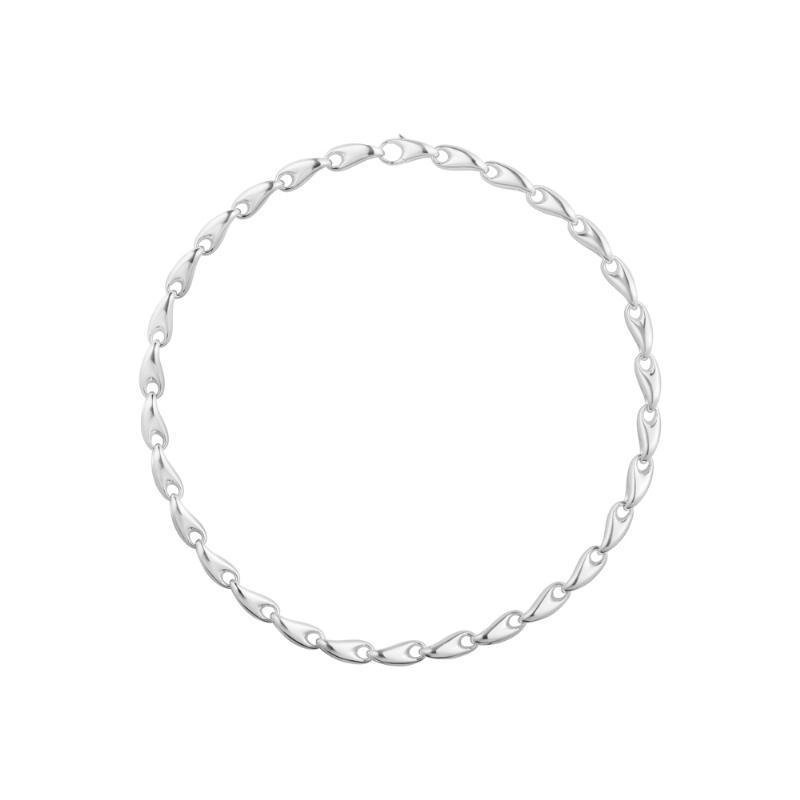 Georg Jensen Reflect Sølv Halskæde - Medium