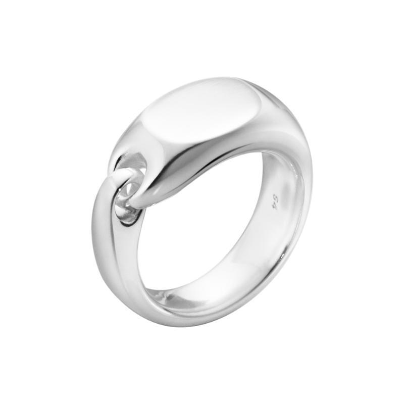 Georg Jensen Refleks Signetring - Sølv 54