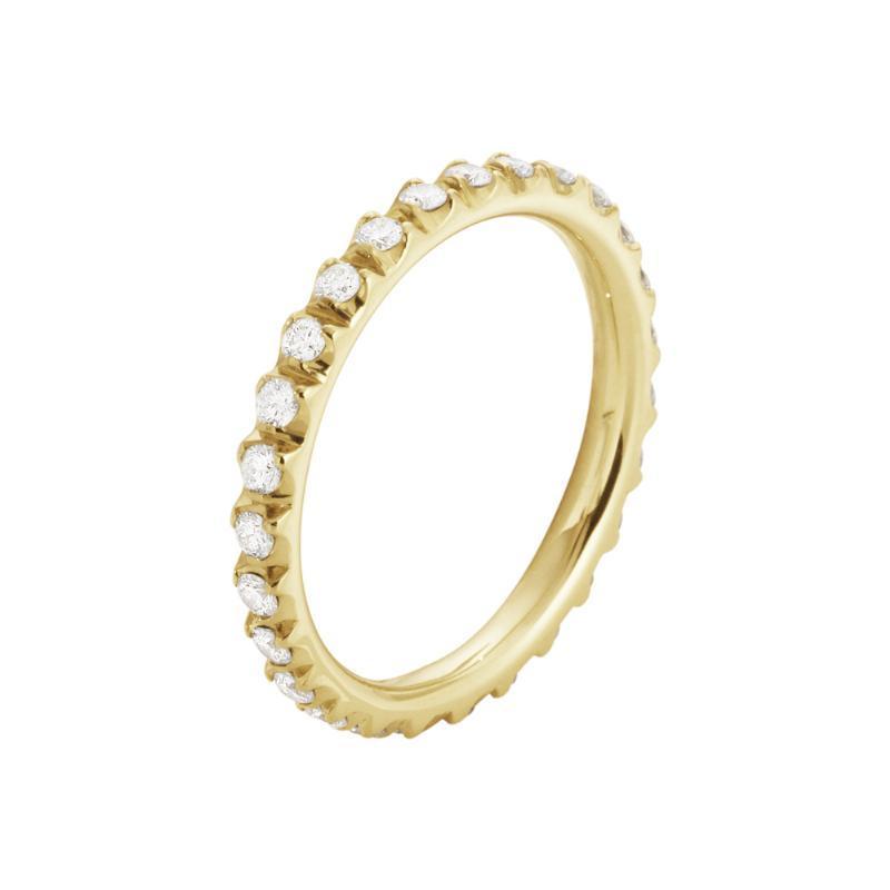 Georg Jensen Signature Stor Ring - 18kt, Størrelse 56