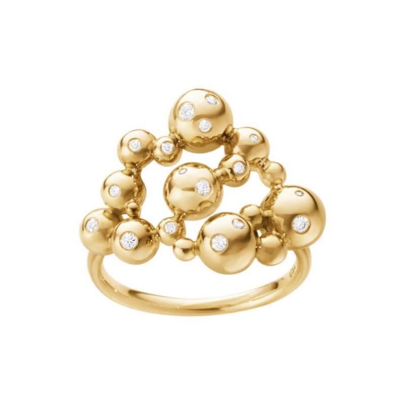 Georg Jensen Druekluster Ring i Guld - 18 kt 57