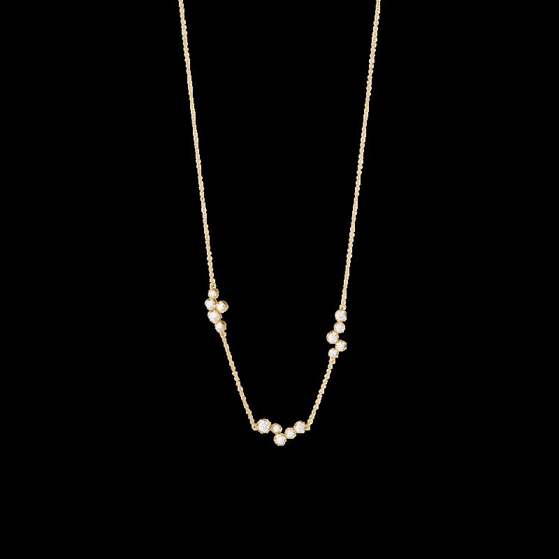 Georg Jensen Signatur Kæde med Diamanter