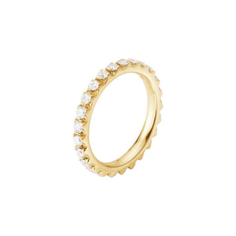Georg Jensen Signature Stor Ring - 18 Kt, Str. 58