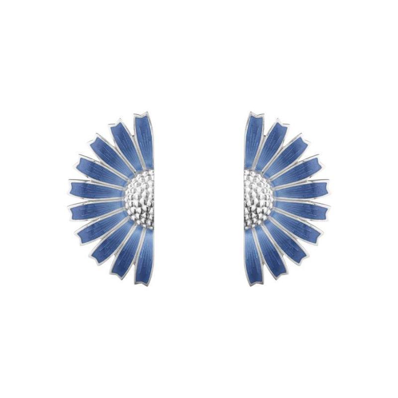 Georg Jensen Daisy Sølv Øreringe Blå - 20001547