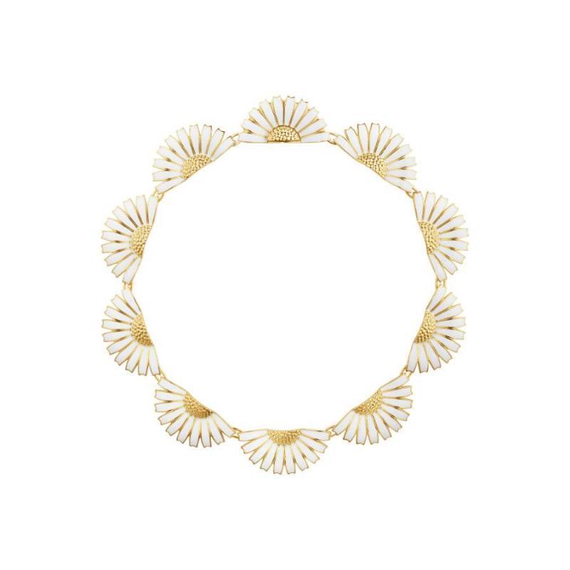 Georg Jensen Daisy Halv Blomst Kæde - 20001554