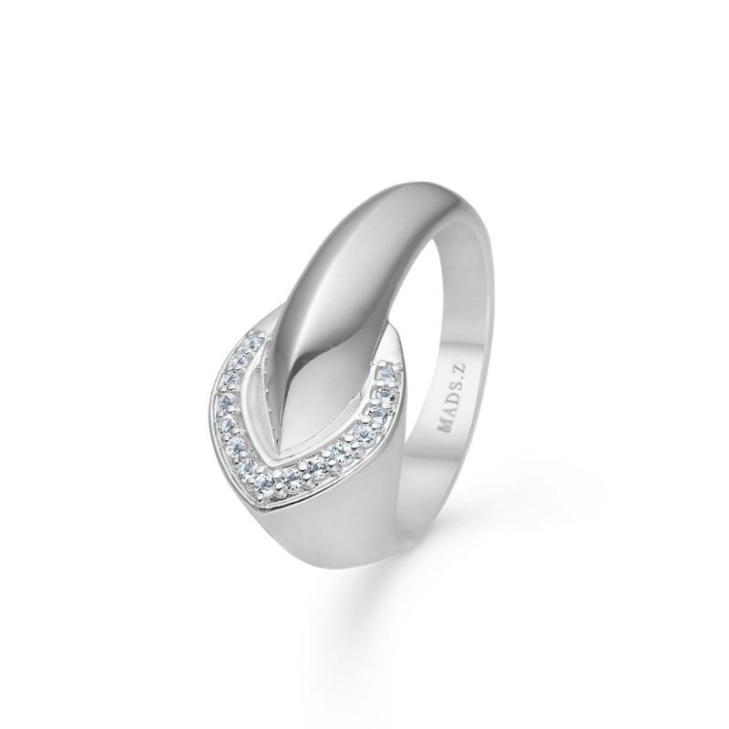 Mads Z Scarlett Ring i Sølv - Størrelse 54