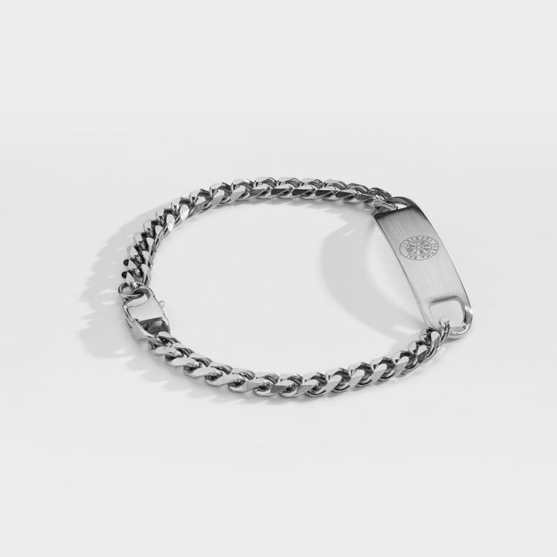 Sekvens Tag Armbånd – Sølvfarvet – Herre – Northern Legacy