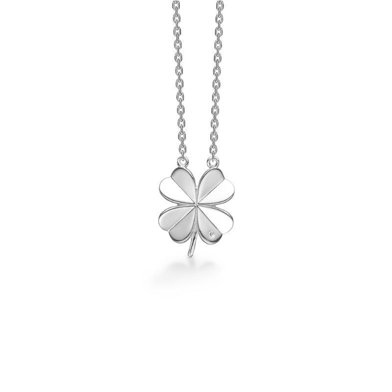 Mads Z Clover Sølv Halskæde - 3127102