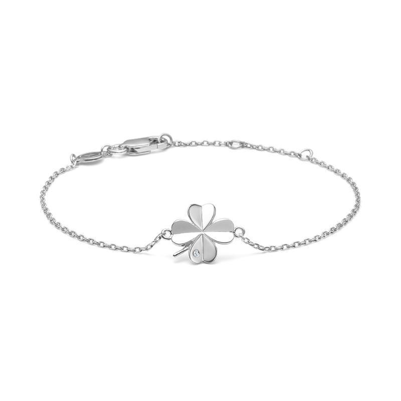 Mads Z Kløver Armbånd i Sølv - 3157102