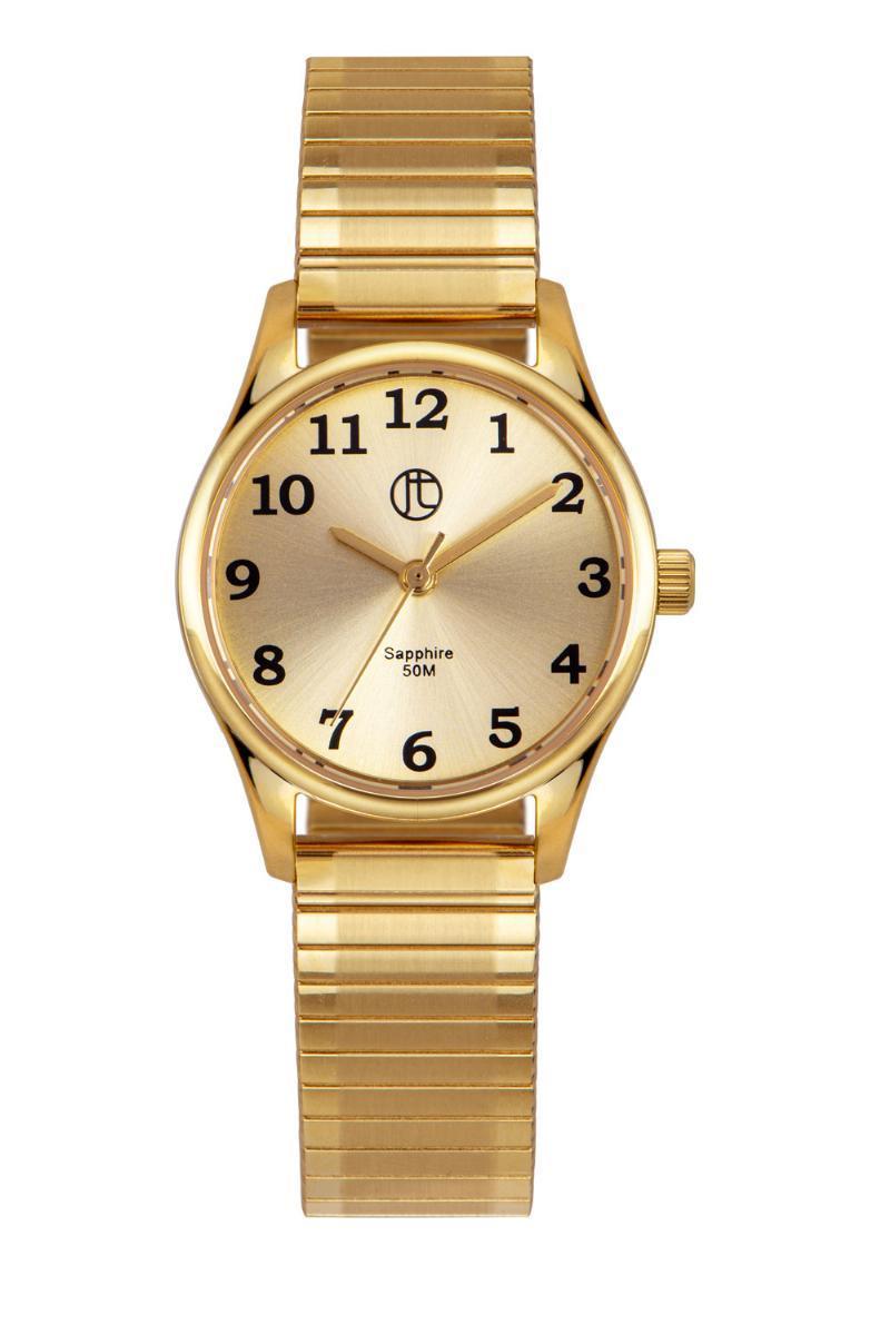 Forgyldt Dameur med Fixo Flex Lænke fra Jeweltime
