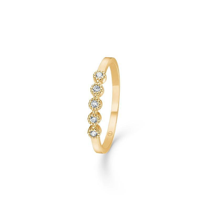 Mads Z Dido Ring med Zirkonia - 8 Kt 58