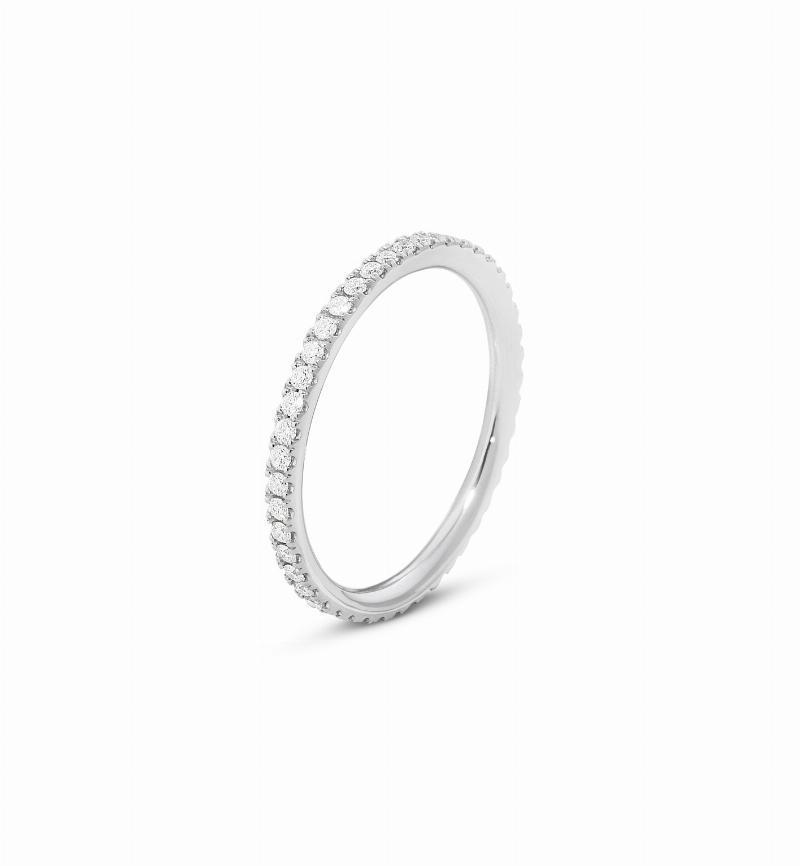 Georg Jensen Aurora Ring - 18 Kt, 0,26 Ct, Str. 55
