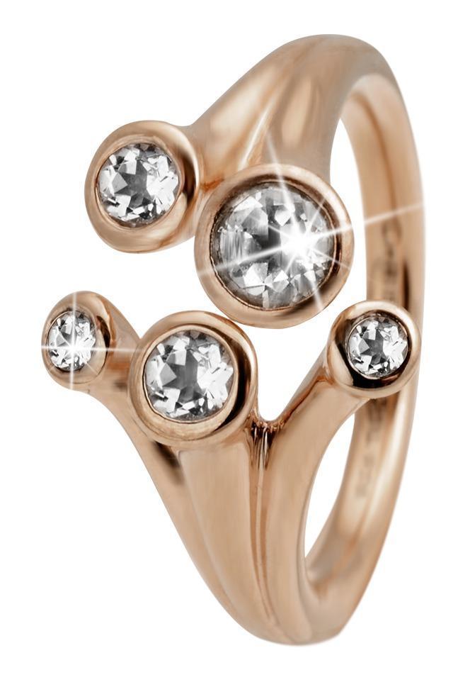 Christina Forgyldt Sølvring med Topaz - Størrelse 49