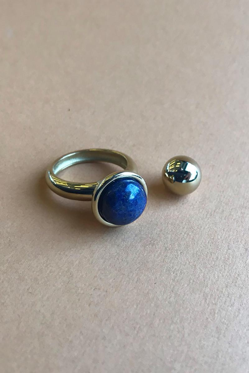 Dyrberg/Kern Rdu Ring Sæt i Guld til Dame