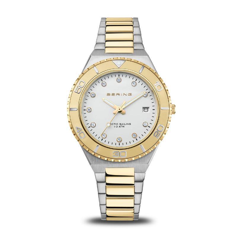 Bering Classic Poleret Sølv-Guld Ur