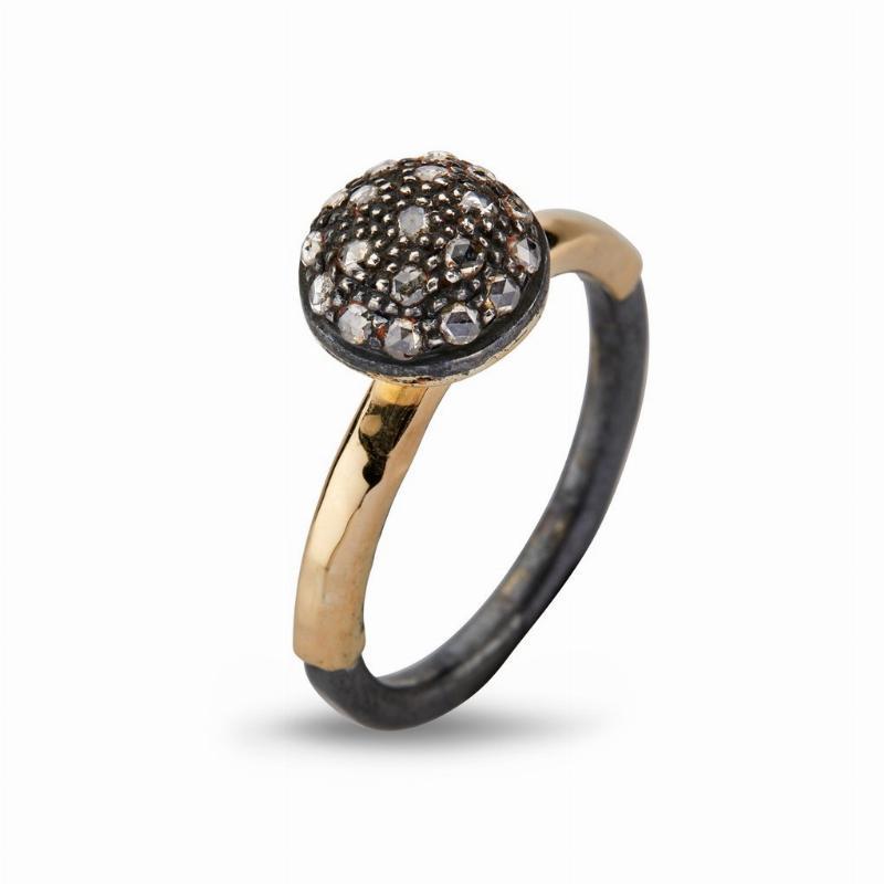 By Birdie Victoria Rose Pavé Ring - 50110250 54