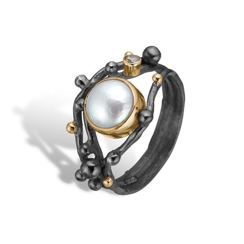 By Birdie Urban Harlem Perle Ring - 50110339 56