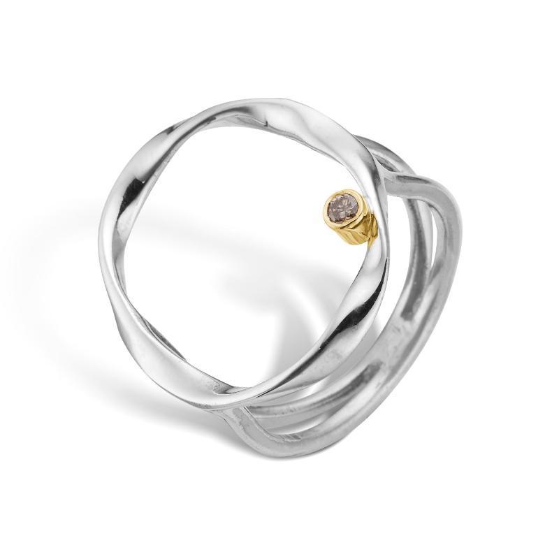 Lotus Oval Ring - Størrelse 52