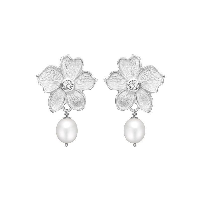 Margarita Zirconia Perle Ørestikker