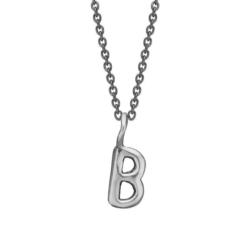 Nordisk Sølv Bogstav Charm