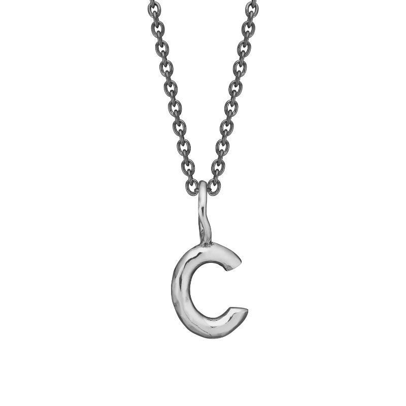 Nordisk Sølv Bogstav Charm