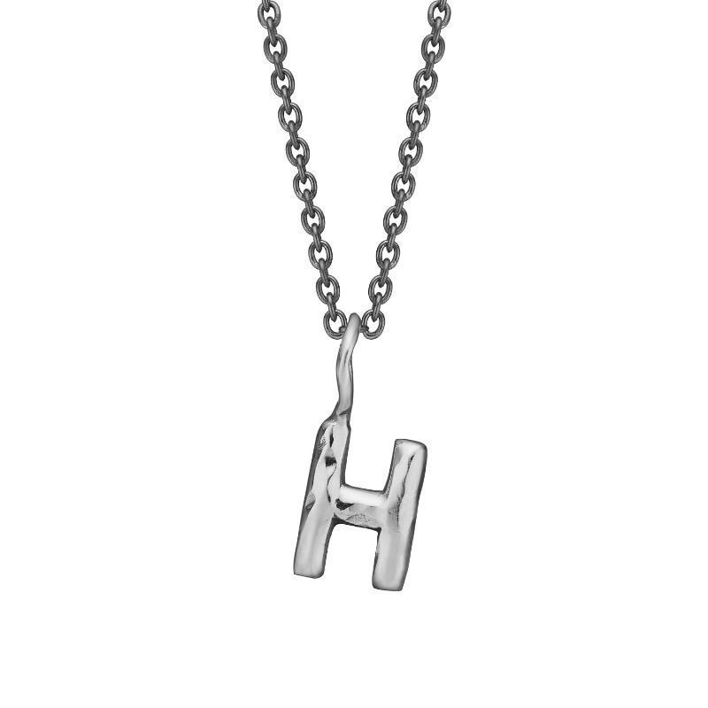 Nordisk Sølv Bogstav Charm