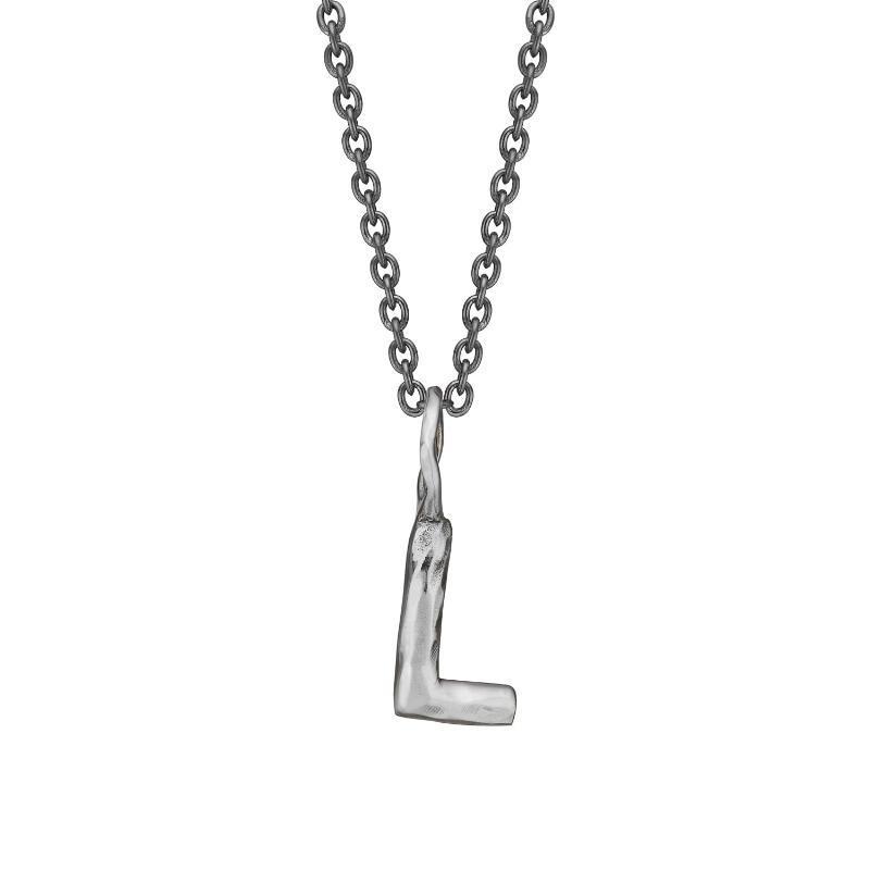 Nordisk Sølv Bogstav Charm