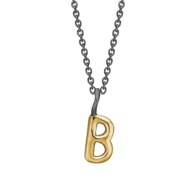Nordisk Guld Bogstav Charm