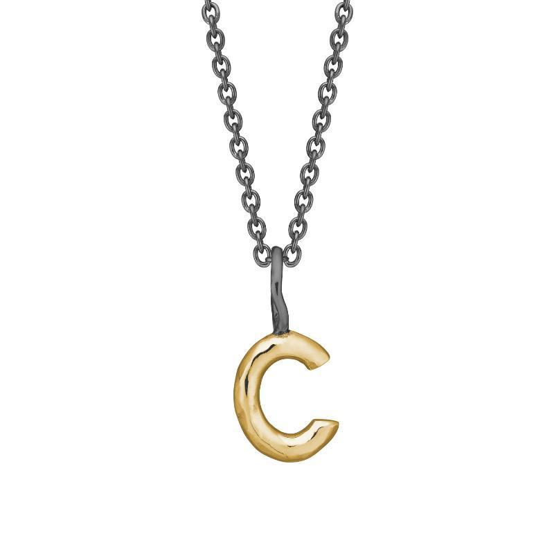 Nordisk Guld Bogstav Charm