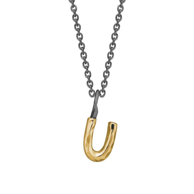Nordisk Guld Bogstav Charm