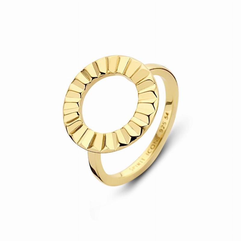 Spirit Icons Peak Ring i Forgyldt Sølv - 54