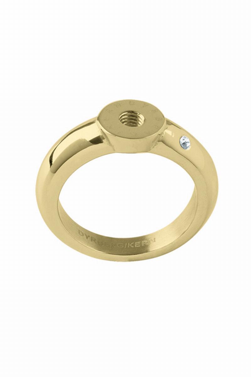 Dyrberg Kern Guld Ring til Dame, Str. 048