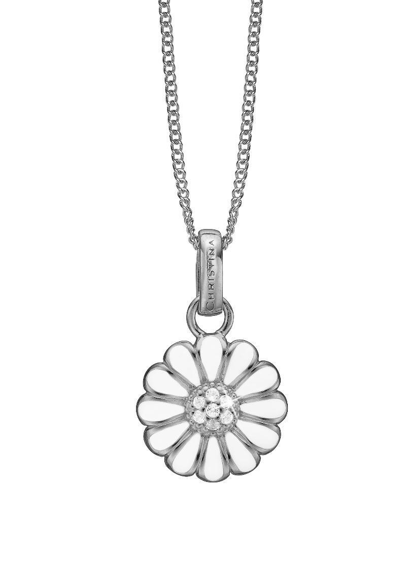 Christina 16 Mm Marguerite Sølv Vedhæng - 680-s30