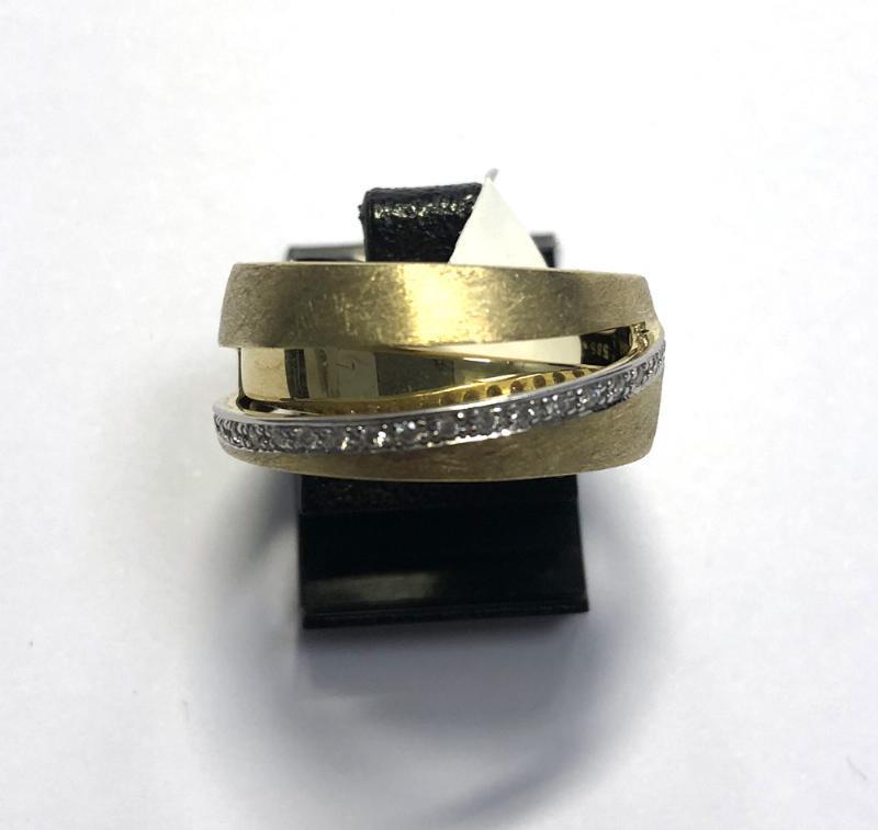 Aagaard 14 kt Ring med Diamanter