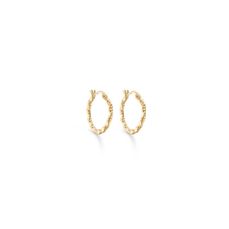 Mads Z Truth Hoops Øreringe Forgyldt - 8210351