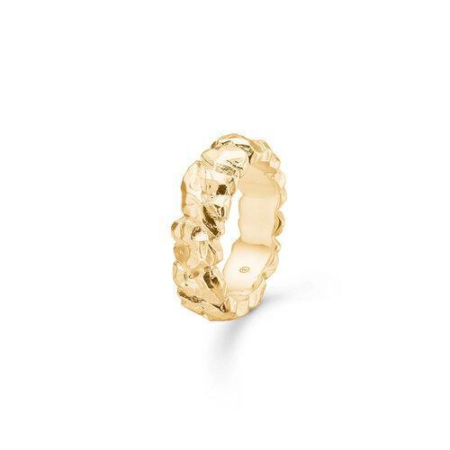 Studio Z Big Element Ring - 8240801 Forgyldt 58