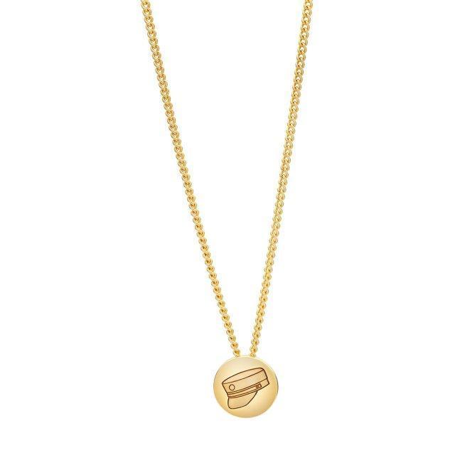 Siersbøl Student Halskæde I Forgyldt - 825 728 3