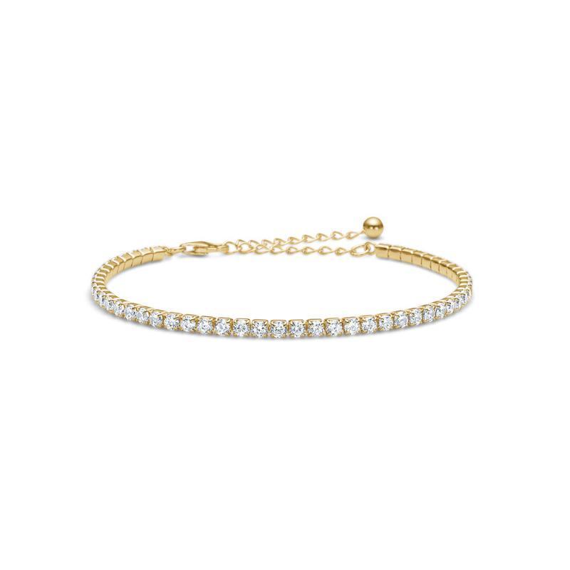 Studio Z Tennis Armbånd I Forgyldt Sølv - 8257098