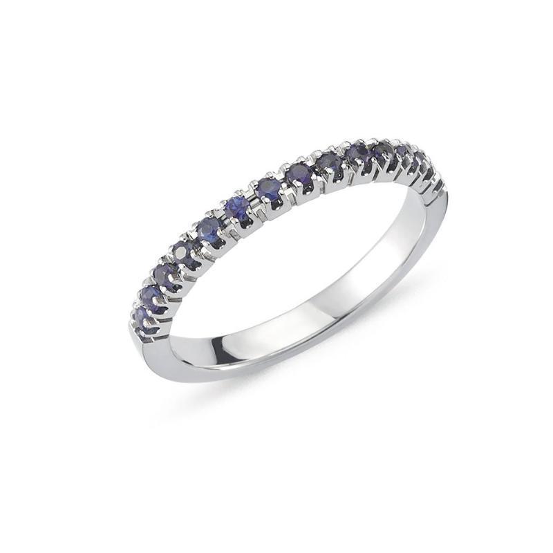 Nuran Perle Ring - A2500-saf 14 Kt M Safir 54