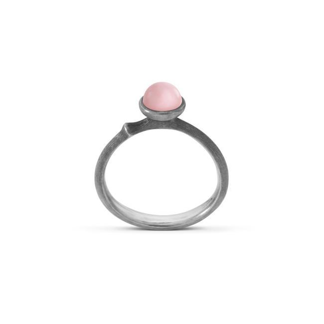 Ole Lynggaard Lotus Sølv Ring Nr 0 - Rosa Opal 51