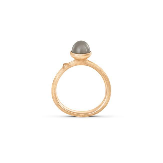 Ole Lynggaard Lotus 18 Kt Guld Månesten Nr 0